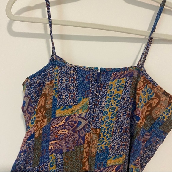 Vintage Scarlett Multi-Patterned Midi Dress size Small/Medium - Picture 8 of 9